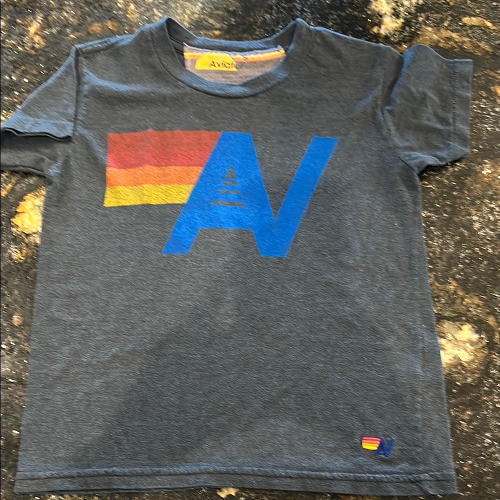 Kids Gray aviator nation size 8